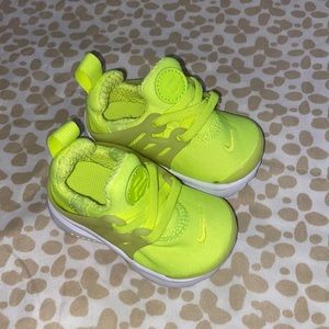 Neon Nike Toddler Shoes